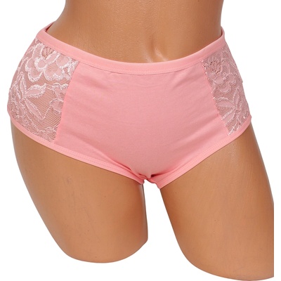 Розова бикина с дантела