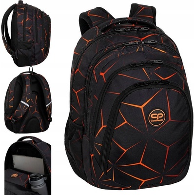 CoolPack Batoh Drafter Lava černo/oranžový