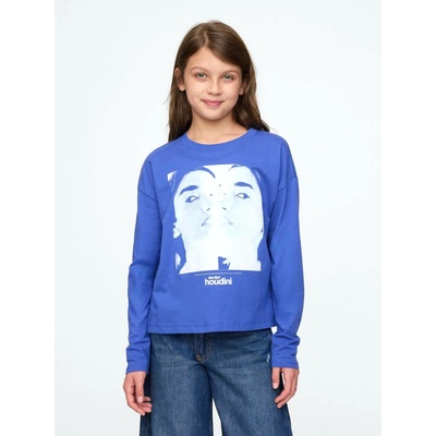 GAP Dětské oversize tričko Modrá
