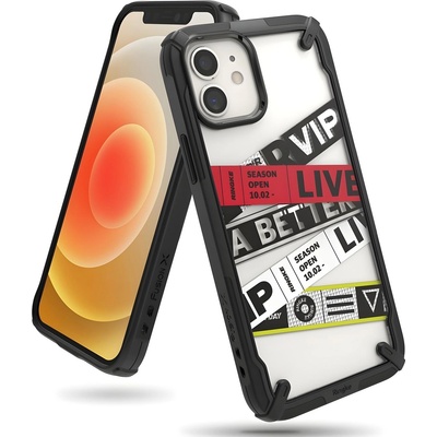 Ringke Fusion X калъф за Apple iPhone 12 Mini - Черен KP25111 (25111)