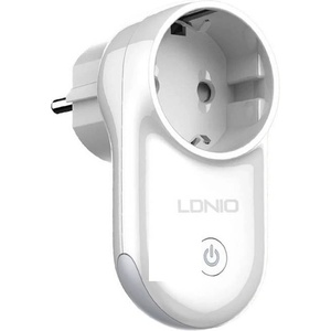 LDNIO Умен Wi-Fi безжичен контакт с вградена нощна лампа - LDNIO SP111 Smart Wi-Fi Socket With Night Light EU 16A (бял) (SEW1058)