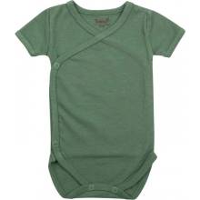 Timboo Body s krátkým rukávem Newborn Aspen Green