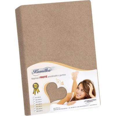 Bellatex plachta Kamilka froté kávová 120x200