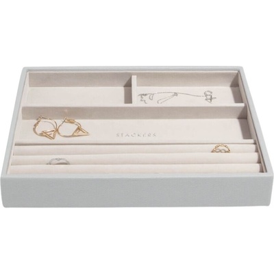 Stackers Ковчеже за бижута Stackers 4 камерен cлassic каменносиво (74492)