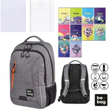 Herlitz Tínedžerský batoh be.bag sivý 18 l