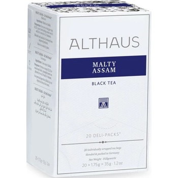 Althaus Черен чай Althaus - малцов Асам 20 пакетчета, Дели пакет 35 г