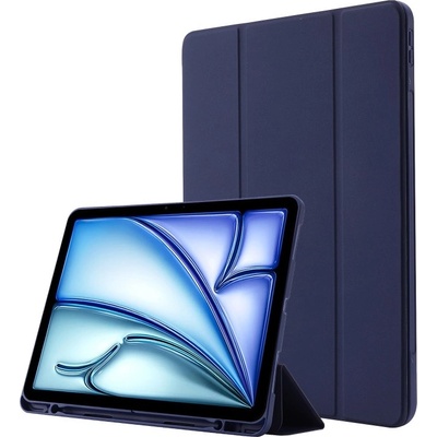 Vsechnonamobil 76492 LEATHER Zaklápěcí kryt pro Apple iPad Air 11 2026 / 2025 / 2024 tmavomodrý