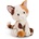 NICI плюшена трицветна котка 20см, green (62138)