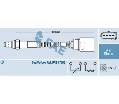 Lambda sonda FAE 77143