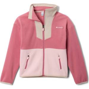 Columbia Детско поларено яке Columbia Kid's Sequoia Grove Full Zip Fleece Fleece jumper - Rosette / Dark Stone / Satin Pink - размер 10-12 Years (704-4213-0911)