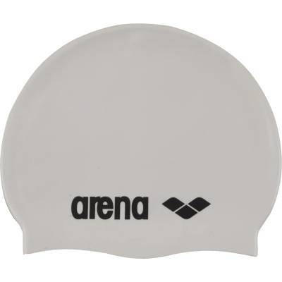 Arena Шапка за плуване Arena Classic Silicone Swim cap - White / Black - размер One Size (581-0005-0611)