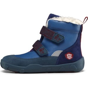 Affenzahn Детски зимни ботуши Affenzahn Kid's Winterstiefel Leder Winty Winter boots - Whale / Blue / Grey - размер 25 (EU) (702-6217-0115)