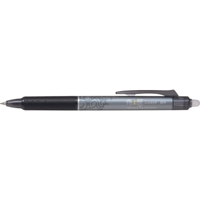 Pilot Химикалка с ролер, 0, 25 мм, изтриваема, с бутон, PILOT "Frixion Clicker", черна BLRT-FR5-B (BLRT-FR5-B)