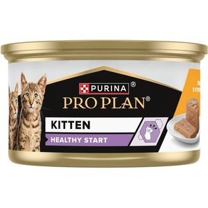 PRO PLAN Kitten Healthy Start пастет за котенца с пиле 85 g