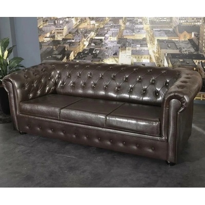 Askont Chesterfield Bis antique brown 3M