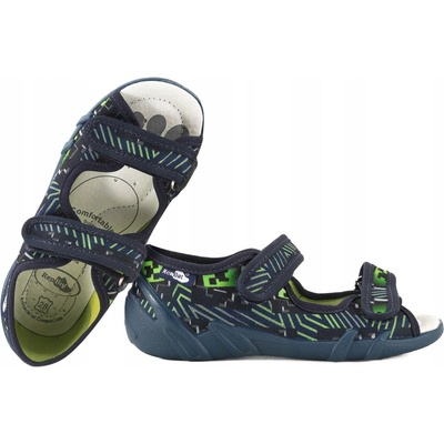 Ren But detské papuče na suchý zips modré