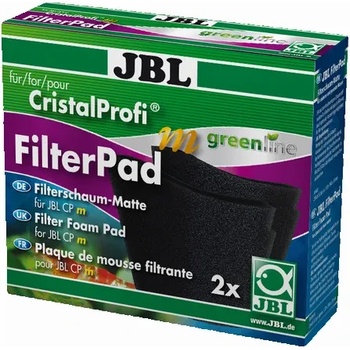 JBL CristalProfi m greenline FilterPad - Гъби за вътрешен филтър СР m - 2 броя