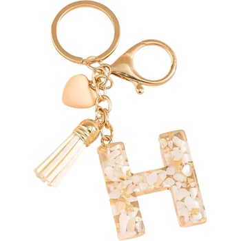 HARAHU Ключодържател Азбука - h / Бяла kp37804 (37804)