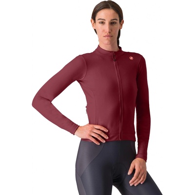 Castelli Espresso Thermal W LS Deep bordeaux