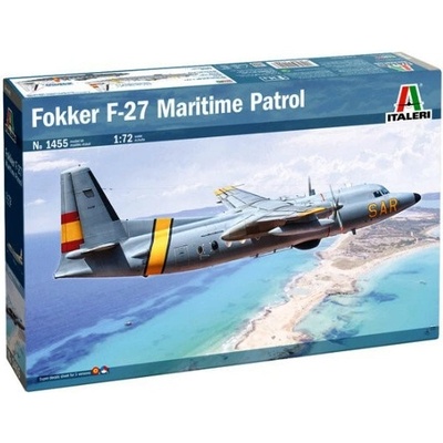 Italeri Fokker F 27 SAR Model Kit letadlo 1455 1:72