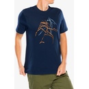 Montane ABSTRACT MOUNTAIN tričko eclipse blue