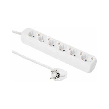 MicroConnect 6-way Schuko Socket 5M White