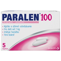 Paralen 100 sup.5 x 100 mg