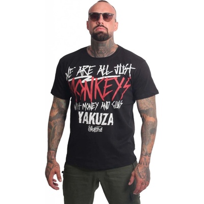 Yakuza Monkeys Regular pánské tričko Černé TSB26011BLK