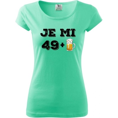 Je mi 50 pivo Pure Dámské tričko Mätová