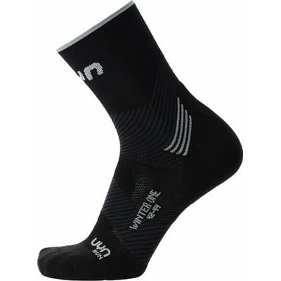 UYN RUN WINTER dámske ponožky čierna/biela