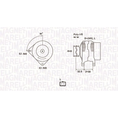 Generátor MAGNETI MARELLI 063731627010