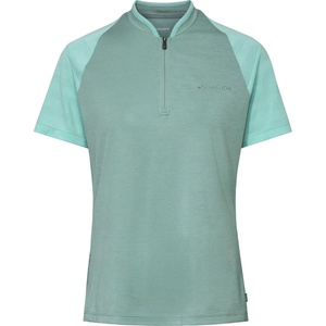 Vaude Дамска фланелка с къс ръкав за колоездене Vaude Women's Tamaro Half Zip Shirt IV Cycling jersey - Dusty Fern - размер 42 (EU) (156-2552-0614)