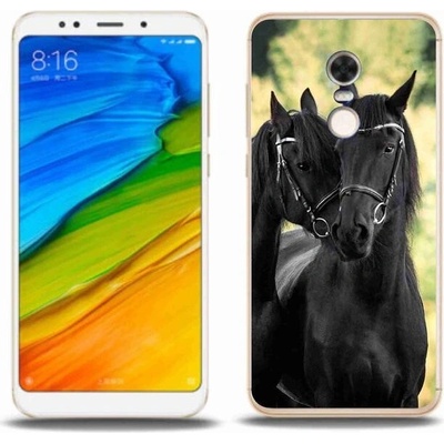 Pouzdro mmCase Gelové Xiaomi Redmi 5 Plus - dva černí koně
