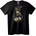 NOONEBRAND Тениска египетски череп и цветя - 2XL, Black