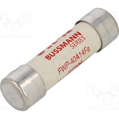 BUSSMANN FWP-40A14F Pojistka: tavná; rychlá; 40A; 660VAC; keramická,kulatý,průmyslová