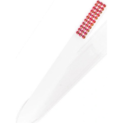 Divine cosmetics PSF Sklenený pilník na nechty obojstranný farebný 14 cm Červená