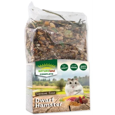 Nature Land Пълноценна храна за хамстери джуджета, 300 гр, Nature Land, Чехия - 905-10142