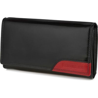 Galantise dámska čierna kožená peňaženka RFID 042 Material: Pravá koža