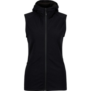 Stoic Дамски вълнен елек Stoic Women's MerinoFleece270 KuolpaLightSt. Vest Hood Merino vest - Black - размер XXL (132-1581-0116)