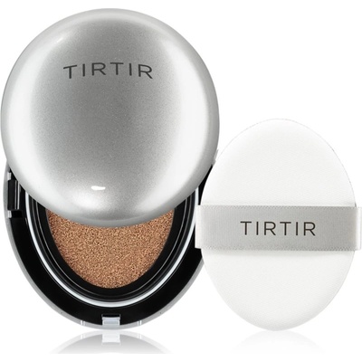 Tirtir Mask Fit Aura Cushion hydratační make-up v houbičce pro rozjasnění pleti 43N deep cocoa 18 g