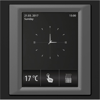 ELKO EP RF Touch-W Сензорно устройство за управление Черна(пластмаса) Тъмно сив Слонова кост (RFTW-ABL-BDG-CIV)