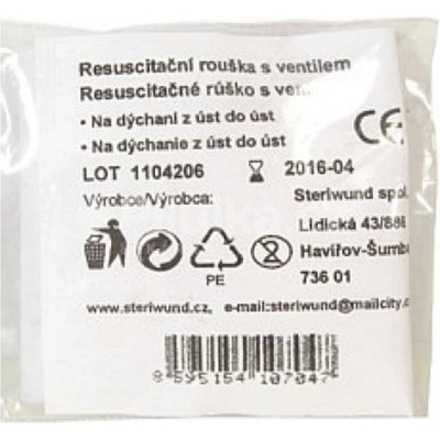 Steriwund Rouška resuscitační s ventilem – Zbozi.Blesk.cz