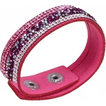Fashion Jewelery Růžový náramek s krystaly Medina 050