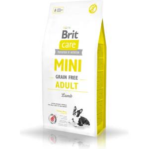 Brit CARE Mini беззърнена храна за възрастни кучета с агнешко месо 2кг