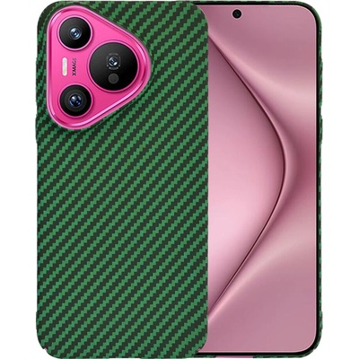 Techsuit Carbonite FiberShell puzdro pre Huawei Pura 70 – zelené