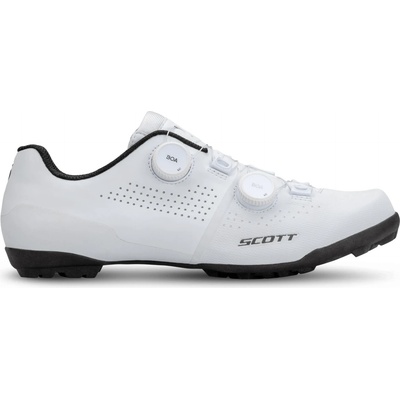 SCOTT Мъжки обувки за gravel колоездене Scott Gravel RC Carbon Cycling shoes - White / Black - размер 40 (EU) (036-1180-0211)