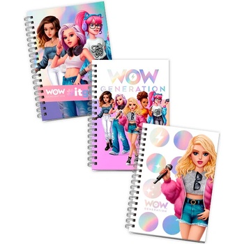Wow generation Тетрадка WOW Generation - А5, 80 листа, aсортимент (WOW00001)