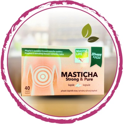 Masticha Strong&Pure Mini Pack Masticlife 40 kapsúl