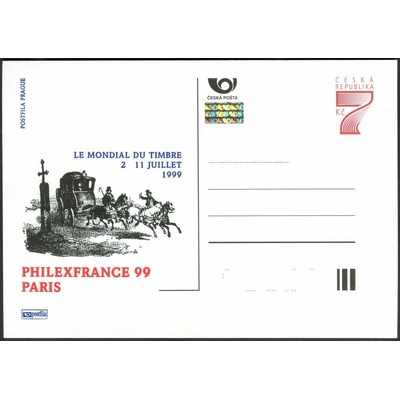 Česká pošta (1999) CDV 41 ** - P 47 - Philexfrance 99 - Paříž
