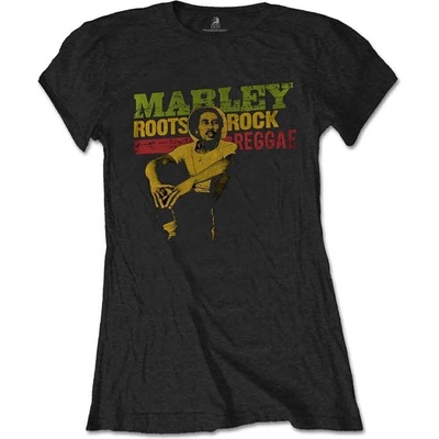 Bob Marley Roots, Rock, Reggae Black M Дамски Риза (BMATS17LB02)